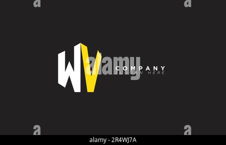 WV Alphabet letters Initials Monogram logo VW, Wand V Stock Vector