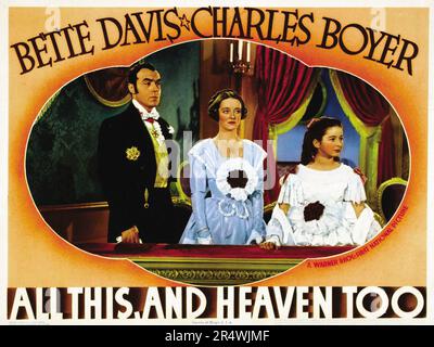 ALL THIS AND HEAVEN TOO Charles Boyer 1940 Stock Photo Alamy