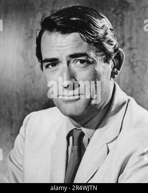 Photograph of Gregory Peck (1916-2003) American actor. Dated 1966 Stock Photo