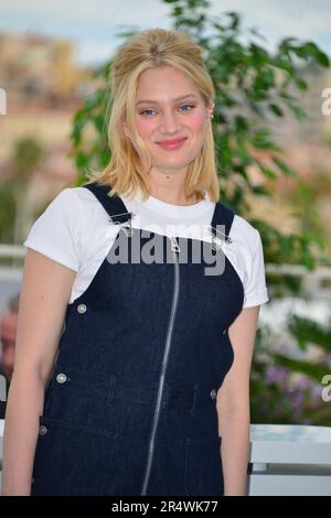 Nadia Tereszkiewicz (dressed by Dior) Photocall of the film 'Rosalie' 76th Cannes Film Festival May 18, 2023 Stock Photo