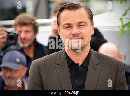 Leonardo DiCaprio Photocall of the film 'Killers of the Flower Moon' 76th Cannes Film Festival May 21, 2023 Stock Photo