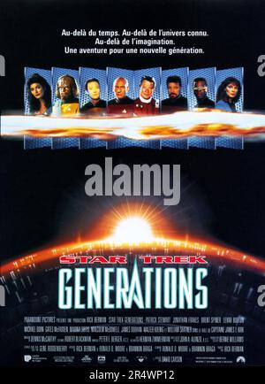 Star Trek: Generations  Year : 1994 USA Director : David Carson French poster Stock Photo