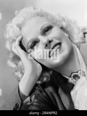Jean Harlow, portrait for Reckless USA, 1935 Stock Photo