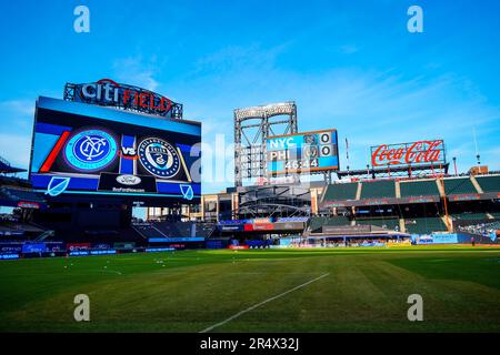 New York, NY, USA. 28th May, 2023. Citi Field prior to the start of an MLS game between the Philadelphia Union and New York City FC at Citi Field in New York, NY. Rusty Jones/Cal Sport Media(Credit Image: © Rusty Jones/Cal Sport Media). Credit: csm/Alamy Live News Stock Photo
