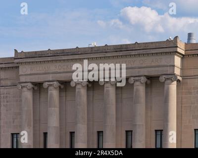Kansas City, Missouri - May 29, 2023: The Nelson-Atkins Museum of Art Close Up Stock Photo