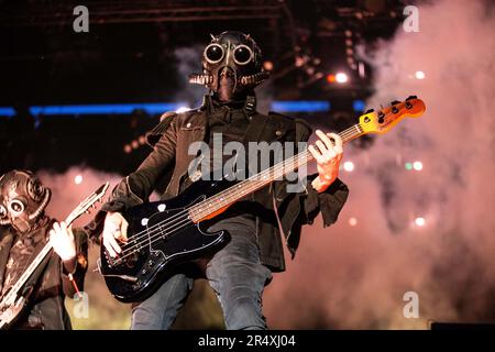 Ghost in concerto all’Ippodromo Snai San Siro di Milano. Foto di Davide Merli per www.rockon.it Stock Photo