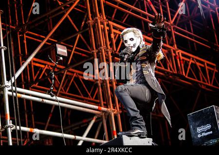 Ghost in concerto all’Ippodromo Snai San Siro di Milano. Foto di Davide Merli per www.rockon.it Stock Photo