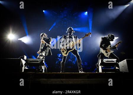 Ghost in concerto all’Ippodromo Snai San Siro di Milano. Foto di Davide Merli per www.rockon.it Stock Photo