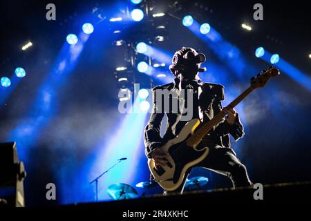 Ghost in concerto all’Ippodromo Snai San Siro di Milano. Foto di Davide Merli per www.rockon.it Stock Photo