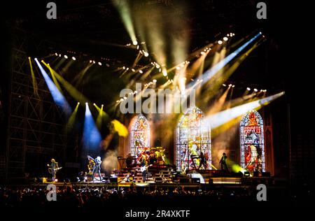 Ghost in concerto all’Ippodromo Snai San Siro di Milano. Foto di Davide Merli per www.rockon.it Stock Photo