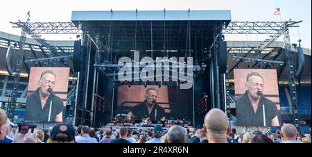 Edinburgh, Scotland. 30th May 2023. Bruce Springsteen and the E Street Band play Murrayfield Stadium on the first UK show of his current World Tour. Credit: Tim J. Gray/Alamy Live News Stock Photo