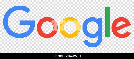 Google logo. Editorial vector symbol isolated on transparent background Stock Vector