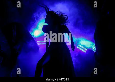Clémentine Delauney. Visions of Atlantis. Live Gig. Lisbon, Portugal, 10 April 2023 Stock Photo