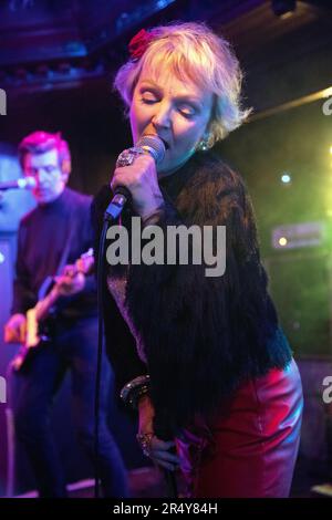 Tracy Tracy of indie band The Primitives on stage at Esquires, Bedford ...