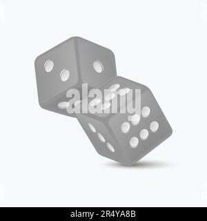 3d one icon on the grey background Royalty Free Vector Image
