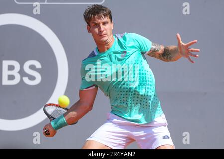 Camilo Ugo Carabelli (Argentina). Buenos Aires Racket Club Challenger. Stock Photo