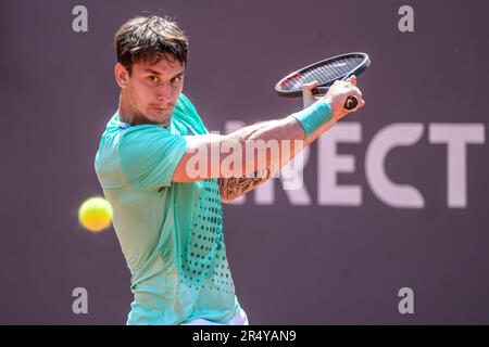 Camilo Ugo Carabelli (Argentina). Buenos Aires Racket Club Challenger. Stock Photo