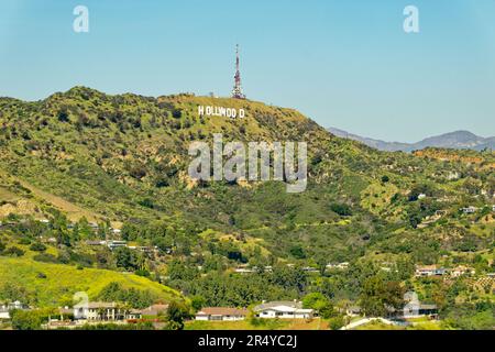 LOS ANGELES - April 20, 2023: Los Angeles is the largest city in California, the second-most populous city in the United States after New York City, a Stock Photo