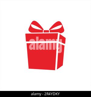 gift box icon vector illustration suitable for use on logo design, christmas event and new year celebration Stock Vector