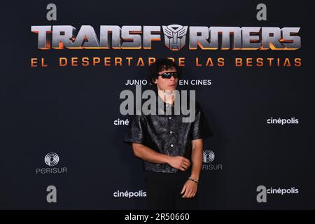 Mexico City, Mexico. 30th May, 2023. May 30, 2023, Mexico City, Mexico: Actor Anthony Ramos attends the red carpet of the Transformers: Rise of the Beasts Film Premiere at Cinepolis Perisur, on May 30, 2023 in Mexico City, Mexico. (Photo by Carlos Tischler/ Credit: Eyepix Group/Alamy Live News Stock Photo
