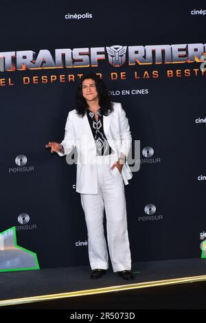 Mexico City, Mexico. 30th May, 2023. May 30, 2023, Mexico City, Mexico: Actor Cristo Fernandez attends the red carpet of the Transformers: Rise of the Beasts Film Premiere at Cinepolis Perisur, on May 30, 2023 in Mexico City, Mexico. (Photo by Carlos Tischler/ Eyepix Group) (Photo by Eyepix/NurPhoto) Credit: NurPhoto SRL/Alamy Live News Stock Photo