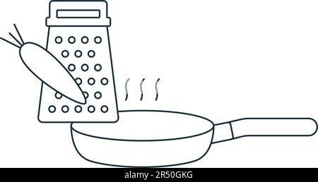 Cooking icon. Monochrome simple sign from hobby collection. Cooking icon for logo, templates, web design and infographics. Stock Vector