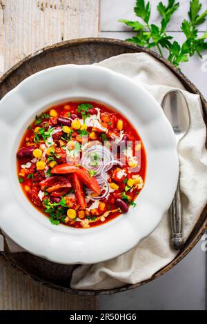 Chilli sin carne Stock Photo