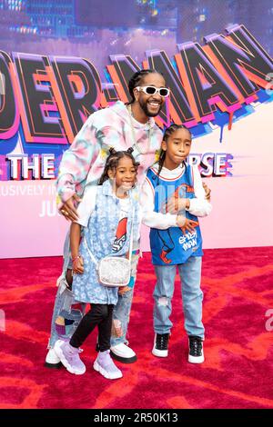 May 30, 2023, Los Angeles, California, USA: OMARION attends the world premiere for Spider-Man: Across The Spider-Verse at Regency Village Theatre in Los Angeles, California on May 30th, 2023. (Credit Image: © Clutch Pockets Wambli/ZUMA Press Wire) EDITORIAL USAGE ONLY! Not for Commercial USAGE! Stock Photo