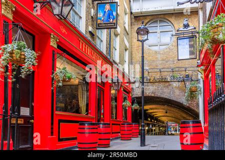London, United Kingdom - March 16, 2023: The ship and shovell pub in London. Stock Photo