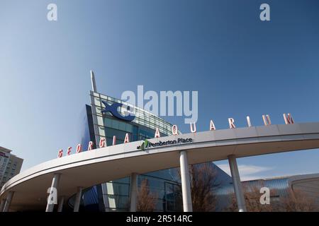 The Aquarium, Centenary square, Atlanta Georgia, USA. Stock Photo