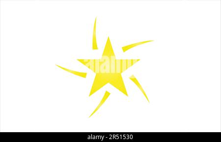 star logo vector design on white Stock Vector