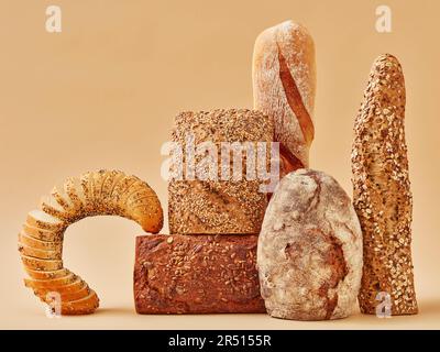 Various breads Stock Photo