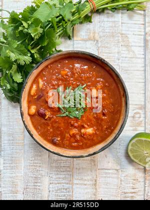 Vegan Chili Stock Photo