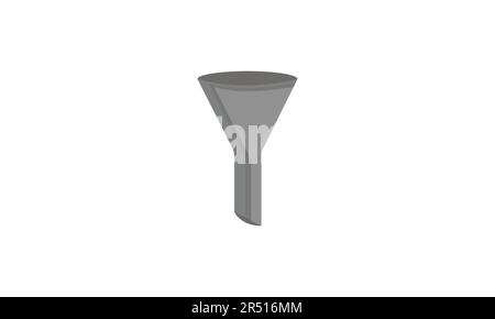 Funnel vector isolated on white Stock Vector