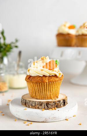Carrot muffin Stock Photo