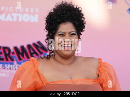 Danielle Perez arrives at the Sony Pictures Animation's SPIDER-MAN