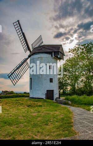 Historic Ashton Windmill, Chapel Allerton, Somerset Stock Photo