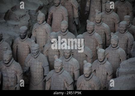 Terracotta Warriors, Xian, China Stock Photo