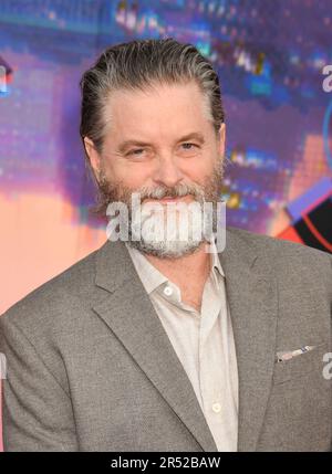 LOS ANGELES, CA - MAY 30: Shea Whigham attends the world premiere of 'Spider-Man: Across The Spider-Verse' at Regency Village Theatre on May 30, 2023 Stock Photo