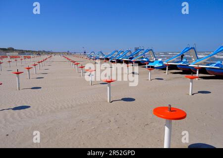 Italia, Emilia Romagna, Adriatic Sea, Cervia, Pinerella, Pinarella Di Cervia Stock Photo