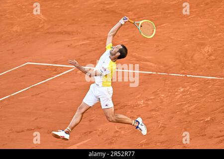 Paris, France. 30th May, 2023. Richard Gasquet during the French Open, Grand Slam tennis tournament on May 30, 2023 at Roland Garros stadium in Paris, France - Photo Victor Joly/DPPI Credit: DPPI Media/Alamy Live News Stock Photo