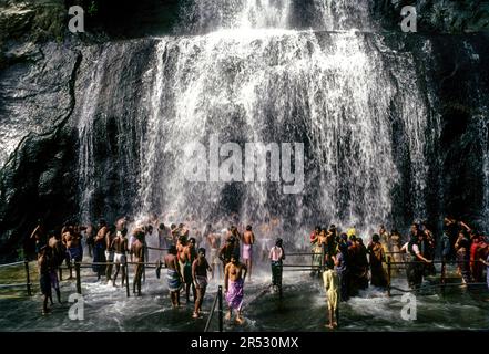 Kutralam Falls, in Tamil Nadu, India Stock Photo - Alamy