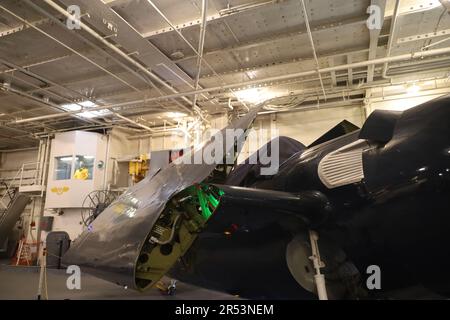 USS Hornet Air and Space museum Stock Photo