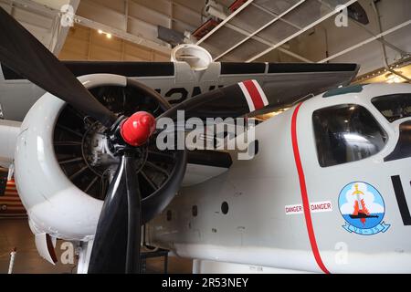 USS Hornet Air and Space museum Stock Photo