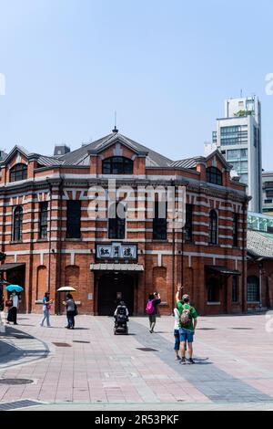 Red House Theatre in Ximending (Taipei/Taiwan) Stock Photo