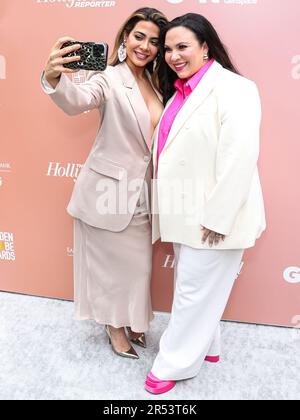 Los Angeles, United States. 31st May, 2023. LOS ANGELES, CALIFORNIA, USA - MAY 31: Emeraude Toubia and Gloria Calderon Kellett arrive at The Hollywood Reporter 2nd Annual 'Raising Our Voices' Event held at the Audrey Irmas Pavilion on May 31, 2023 in Los Angeles, California, United States. (Photo by Xavier Collin/Image Press Agency) Credit: Image Press Agency/Alamy Live News Stock Photo