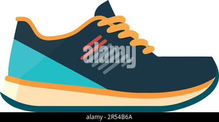 blue sports shoe symbolizes healthy lifestyle Stock Vector Image & Art ...
