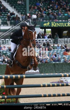 Show Jumping at Rolex Stadium during the Land Rover Kentucky Three