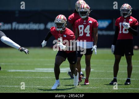 San Francisco 49ers wide receiver Isaiah Winstead (2) warms up