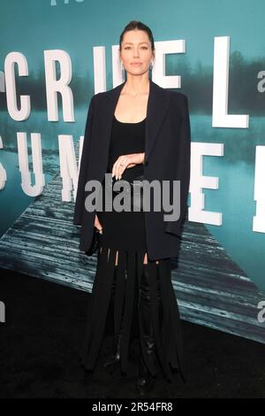 Los Angeles, Ca. 31st May, 2023. Jessica Biel at FreeformÕs Cruel Summer Season 2 Premiere at Grace E. Simons Lodge in Elysian Park in Los Angeles, California on May 31, 2023. Credit: Faye Sadou/Media Punch/Alamy Live News Stock Photo